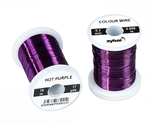 Colour Wire, 0.2 mm, Hot Purple